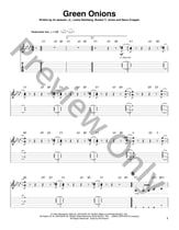 Green Onions Guitar and Fretted sheet music cover